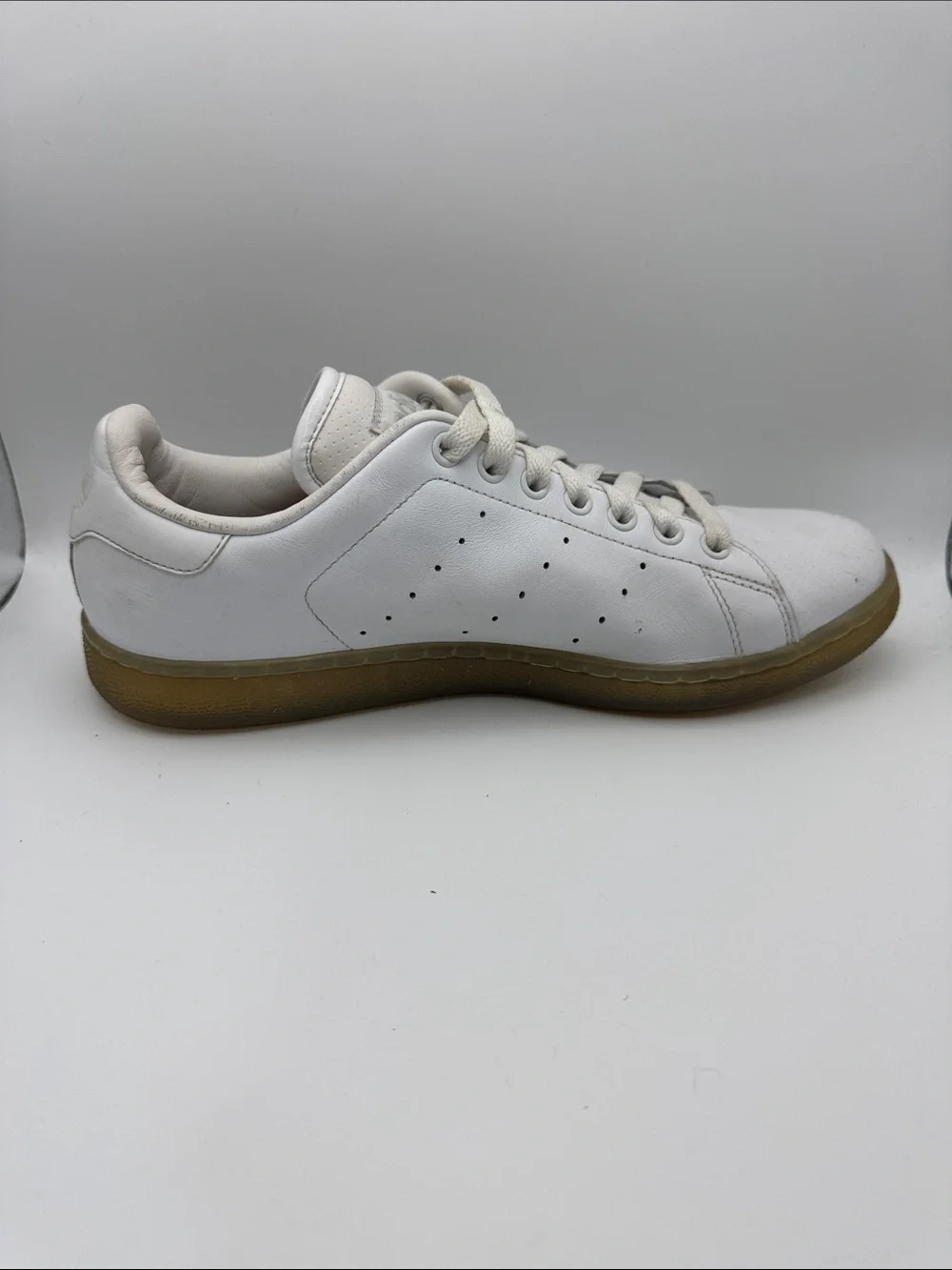 VINTAGE 2007 ADIDAS STAN SMITH WHITE TOE SNEAKERS MEN'S SIZE US 9